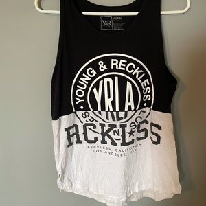 Young and reckless tank top